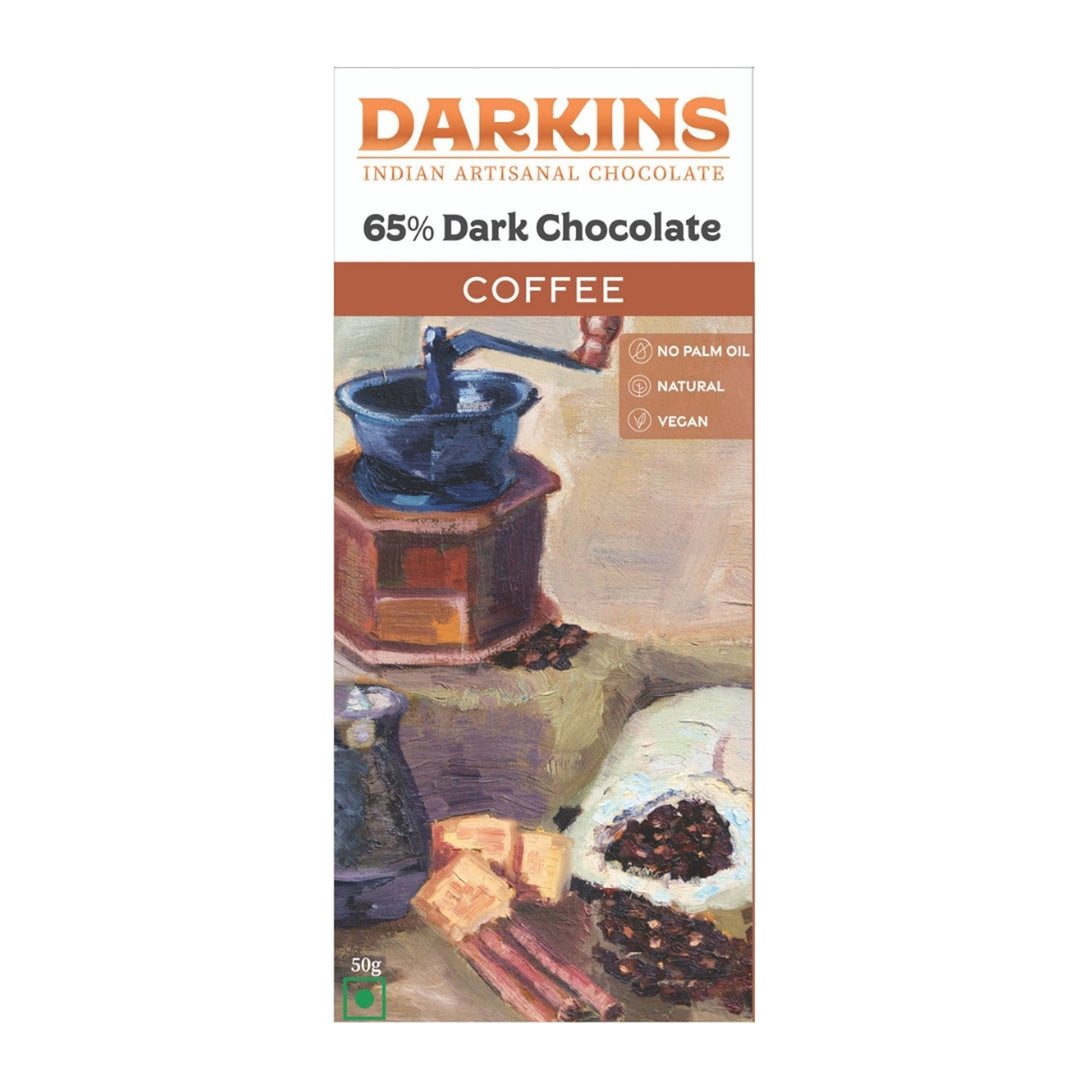 Vegan & Gluten Free | 65% Dark Chocolate with Coffee