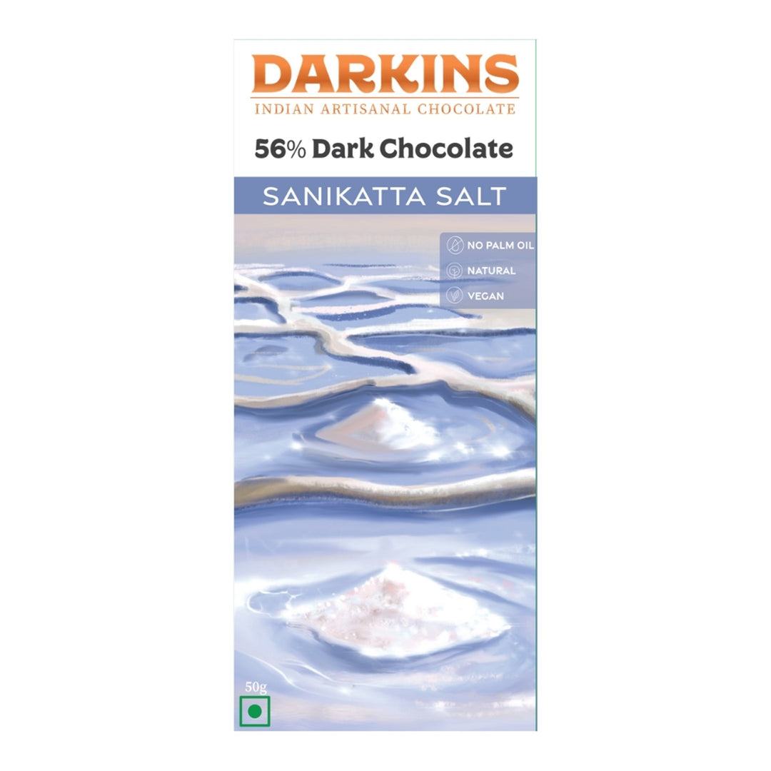 Vegan & Gluten Free | 57% Dark Chocolate with Sanikatta Salt