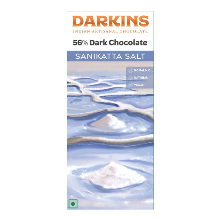 Vegan & Gluten Free | 57% Dark Chocolate with Sanikatta Salt