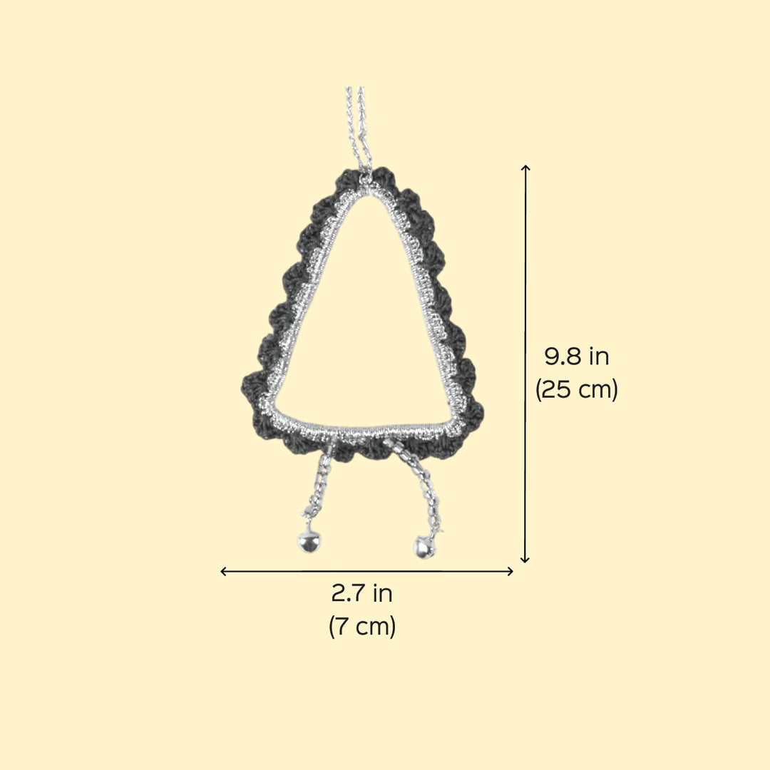 2 Pc | Handmade Red & Green Ornaments For Christmas Decoration