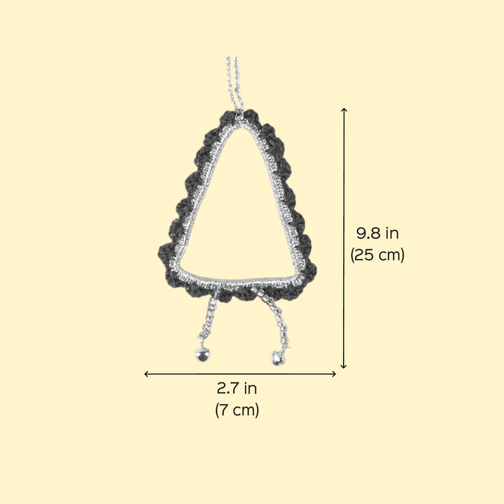 2 Pc | Handmade Red & Green Ornaments For Christmas Decoration