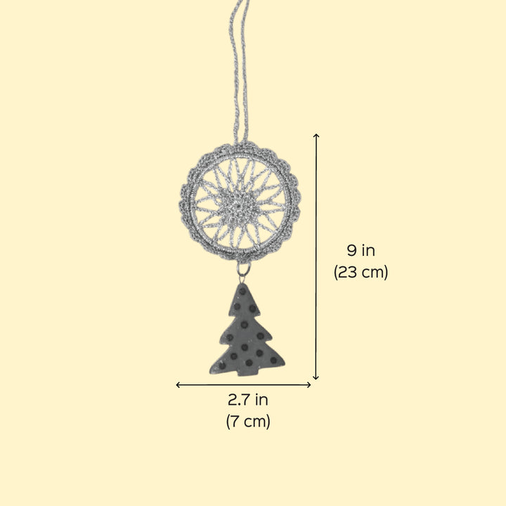 2 Pc | Handmade Dreamcatcher Tree Ornaments For Christmas Decoration