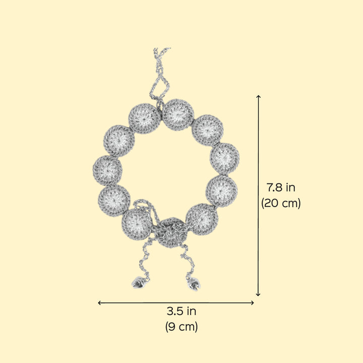 2 Pc | Handmade Green & Red Wreath Ornaments For Christmas Decoration