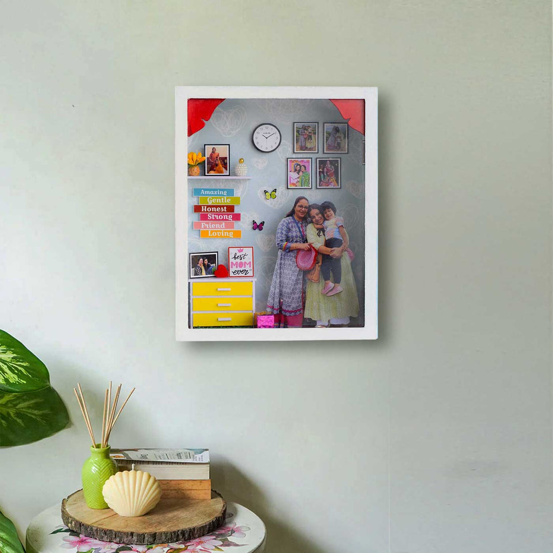 Photo Personalized MDF Wooden Decorative Plaque For Mom