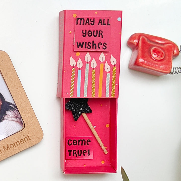 Handmade Birthday Theme Paper Fridge Magnet