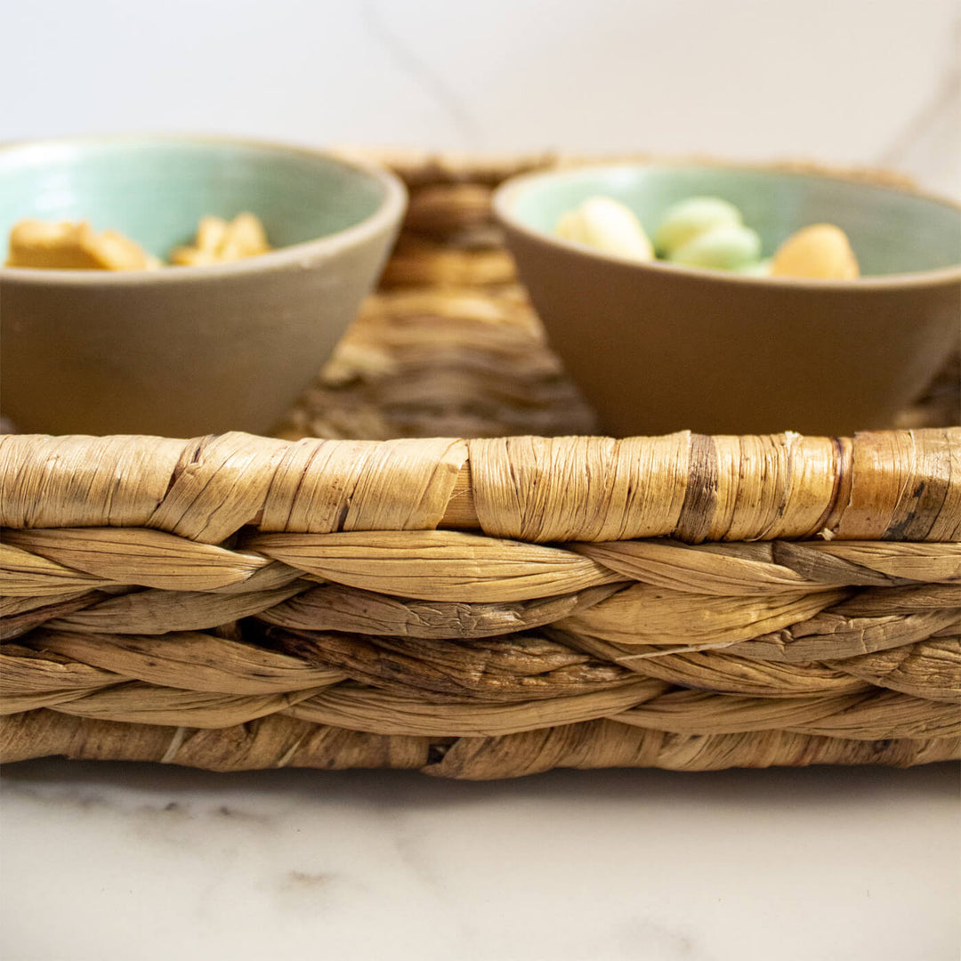 Handcrafted Water Hyacinth Tray