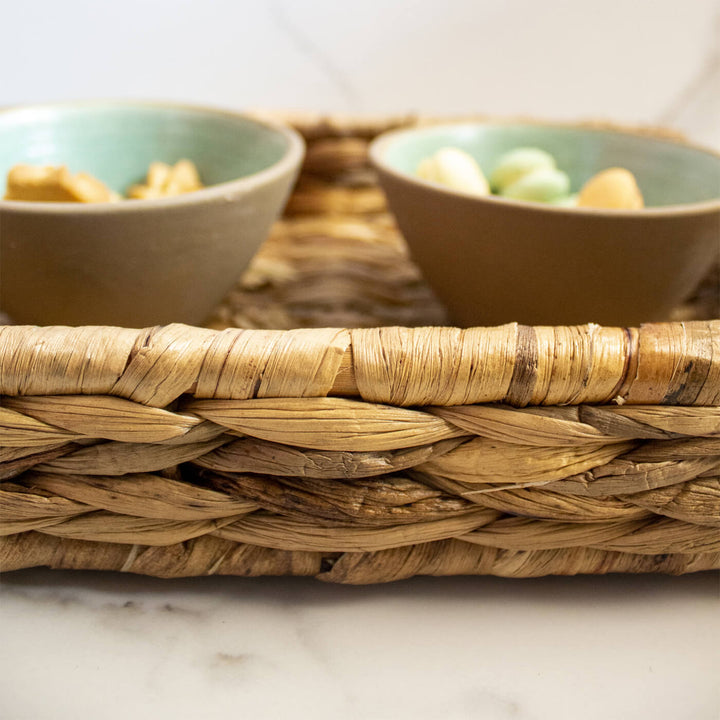 Handcrafted Water Hyacinth Tray