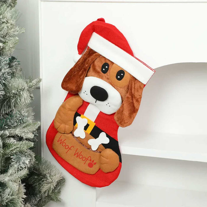 Personalized Pet Felt & Velvet Stockings For Christmas Decoration