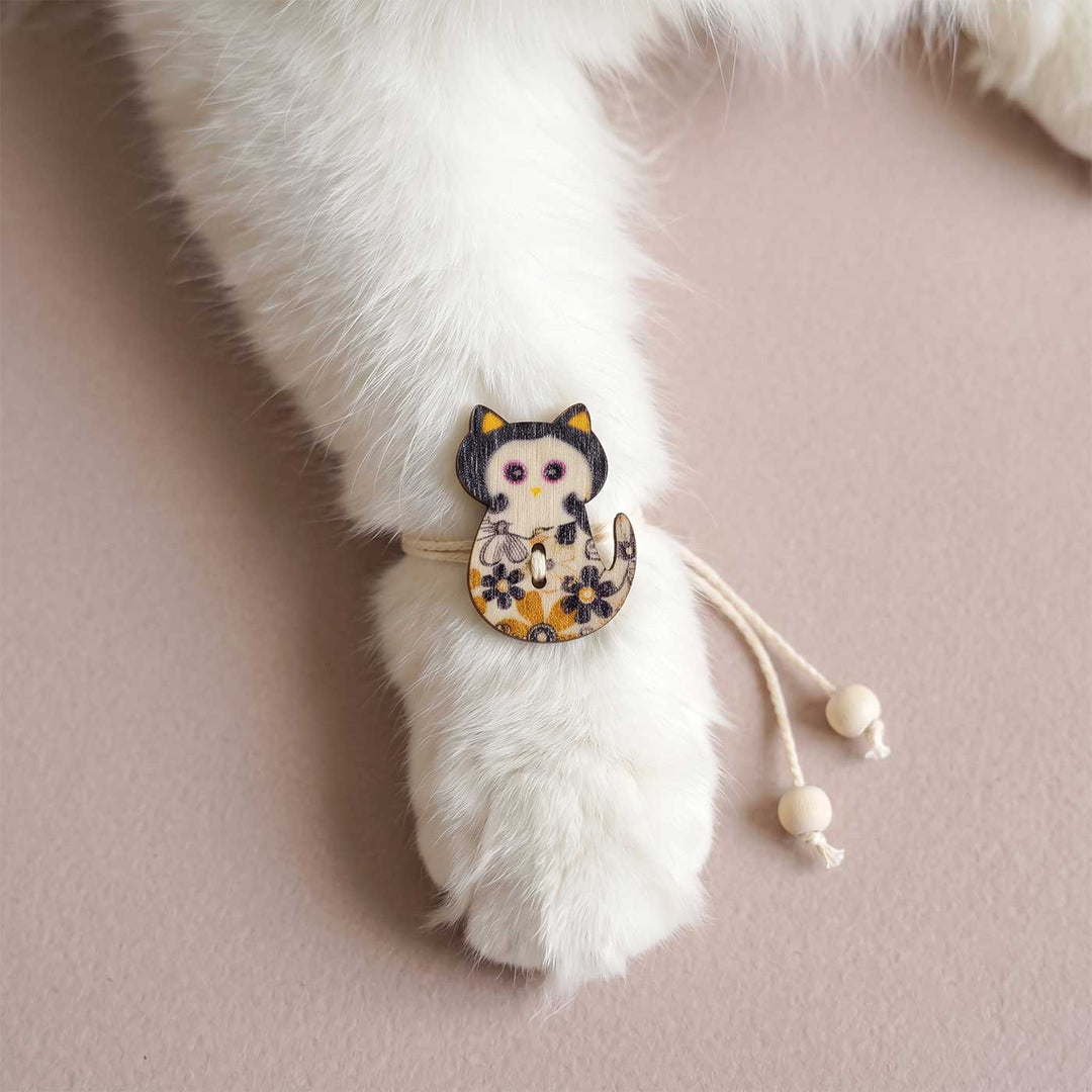 Handmade Cat Kids Rakhi With Roli Chawal
