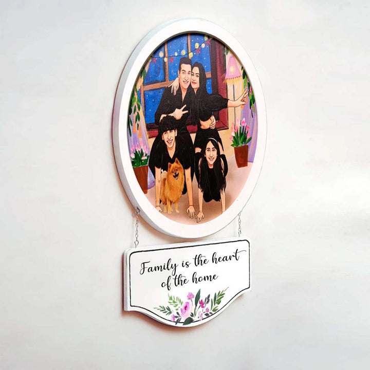 Photo Caricature Hanging Name Plate