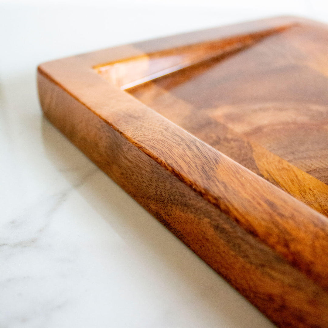 Handcrafted Mango Wood Cookie Platter