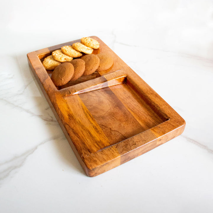 Handcrafted Mango Wood Cookie Platter