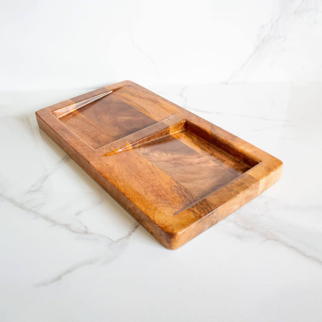 Handcrafted Mango Wood Cookie Platter