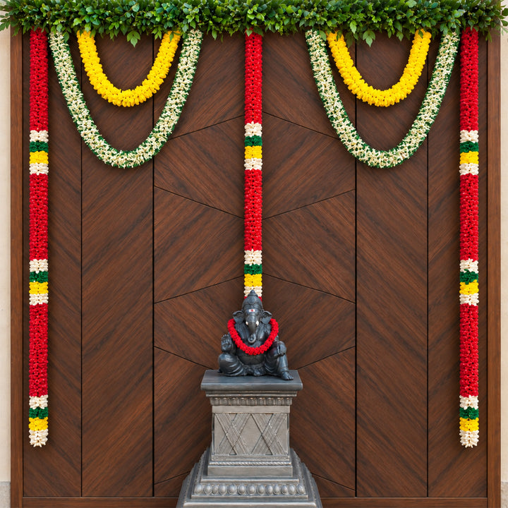 Solawood Rajnigandha Floral Festive Hangings