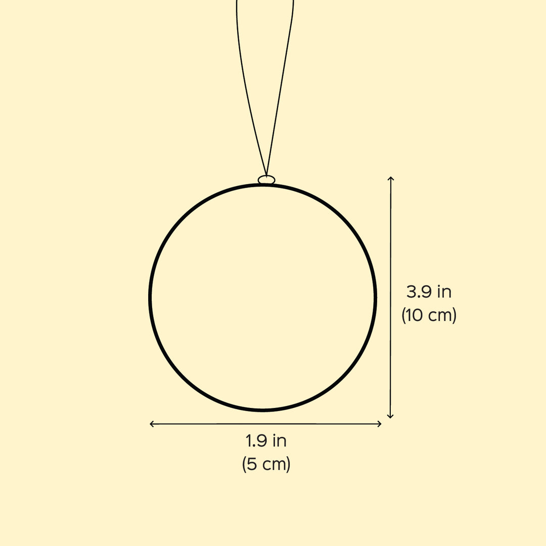 2 Pc | Handmade HO HO HO & Xmas Tree Felt Ornaments For Christmas Tree Decoration