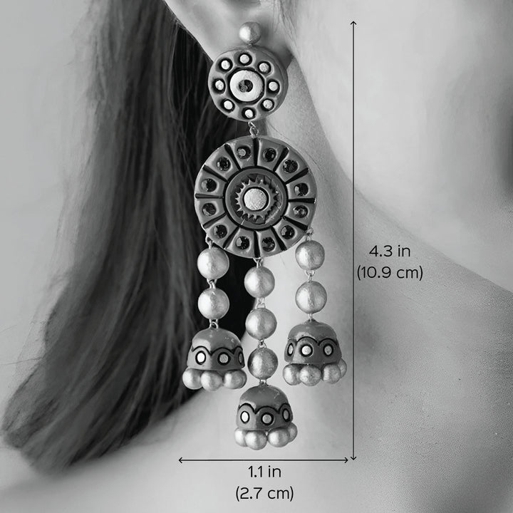 Handmade Chime Terracotta Earrings