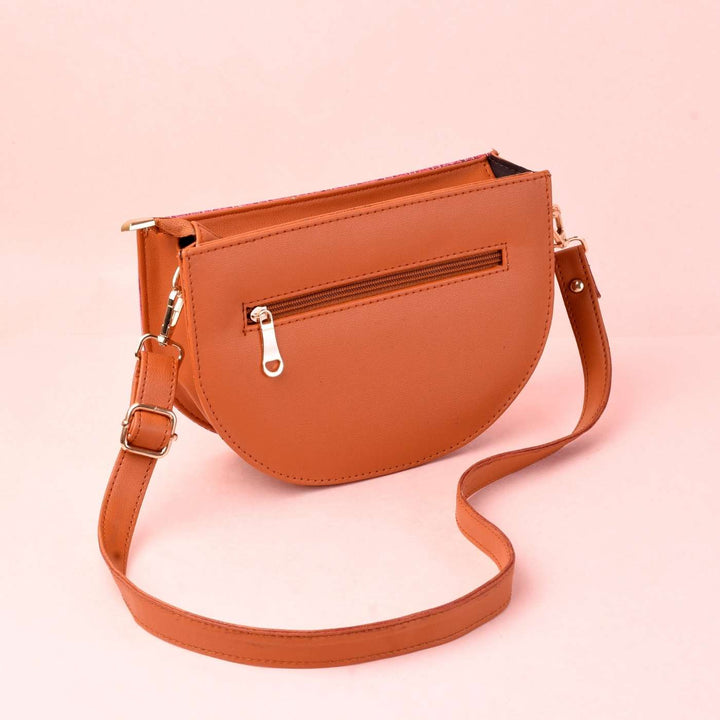 Handcrafted Vegan Leather Sling Bag