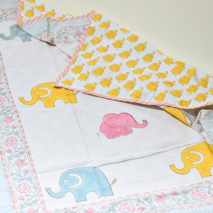 Tiny Trunks Block Printed Nursery | Set of 4