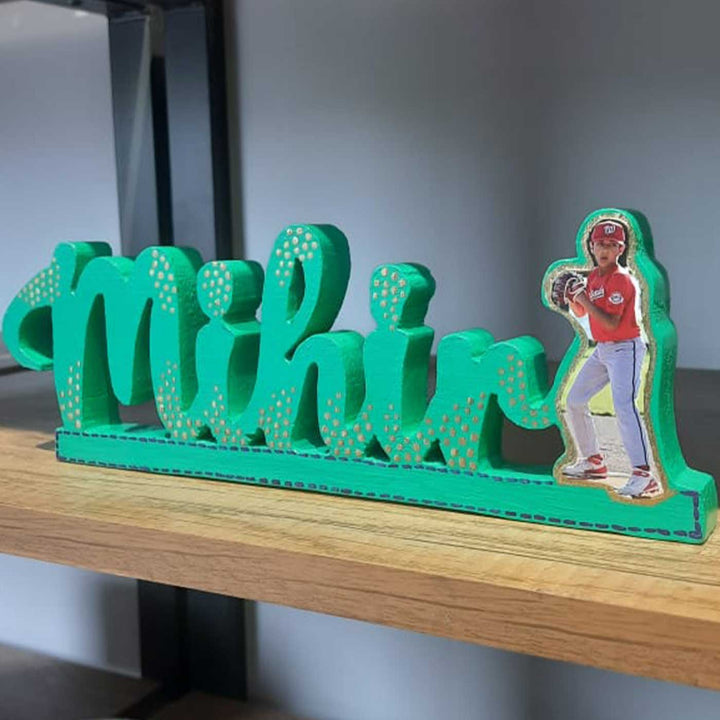 Personalized Handmade Kalakaar Wooden Cutout Name Plate