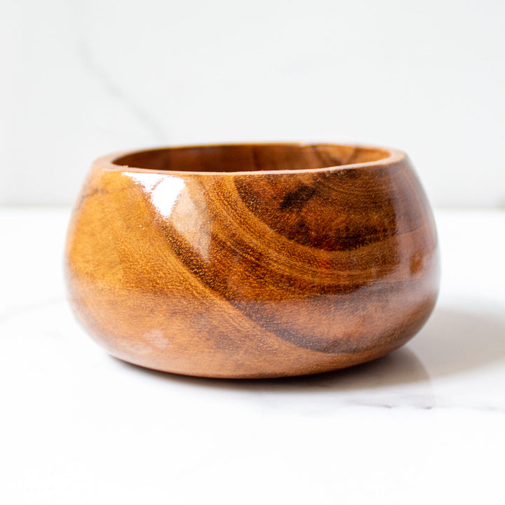 Handcrafted Rosewood Bowls - Set of 2