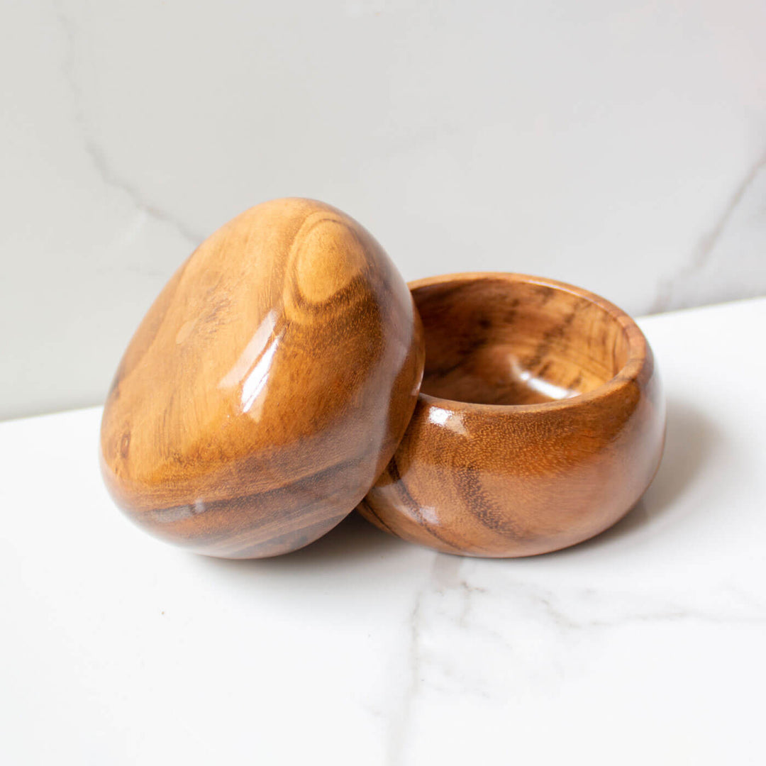 Handcrafted Rosewood Bowls - Set of 2