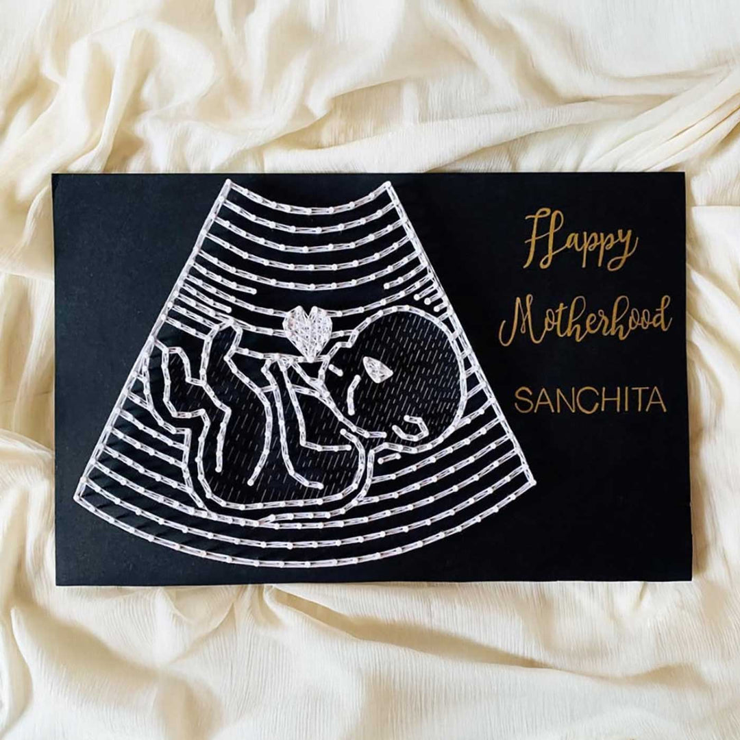 Personalized Handmade String Art New Mom Wooden Decorative Plaque For Mothers