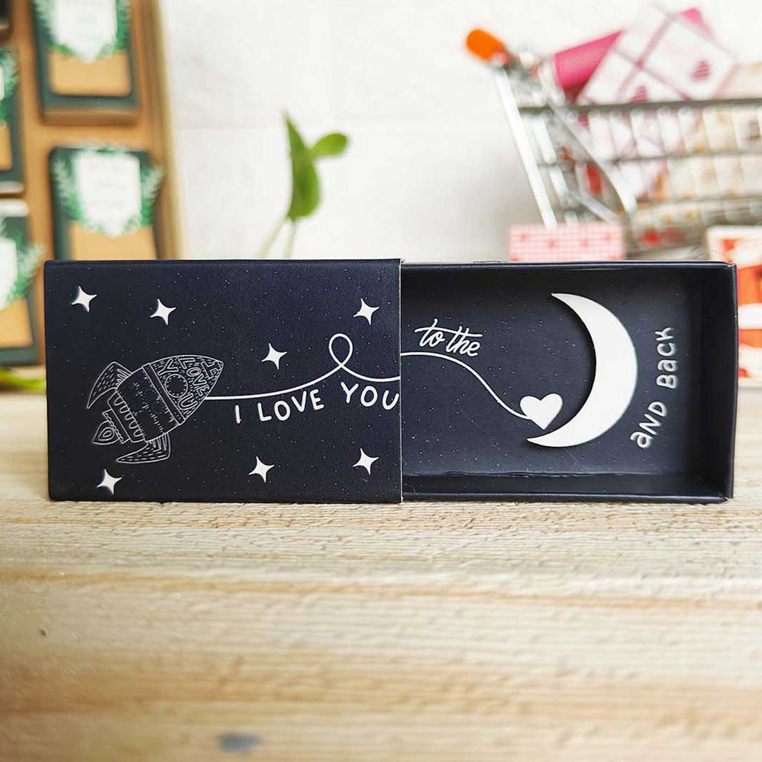 Love You To The Moon & Back Fridge Magnet | Valentine’s Gifting