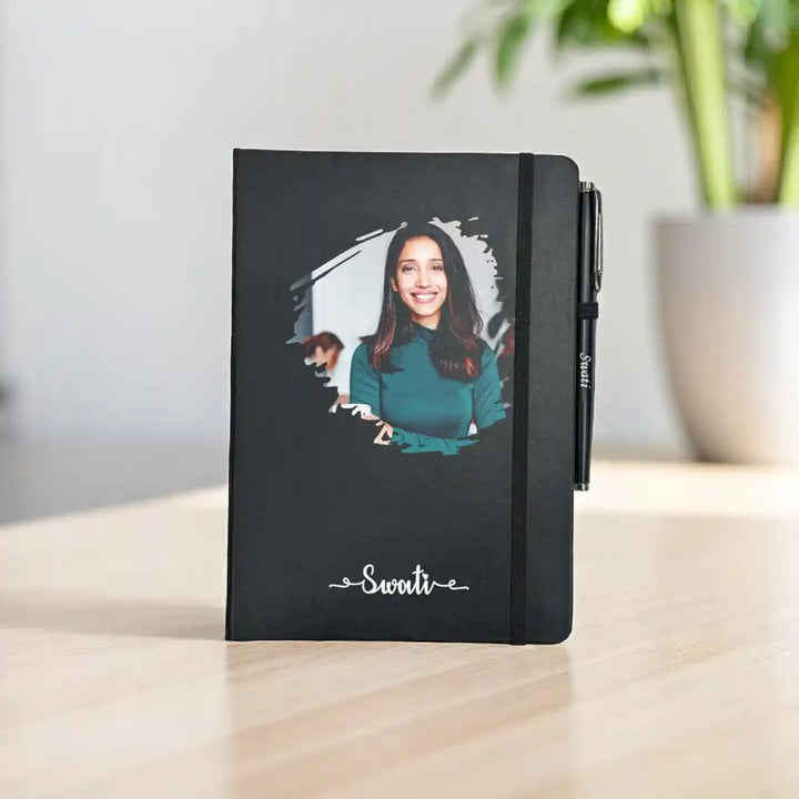 Photo Personalized Printed Paper Dairy And Pen