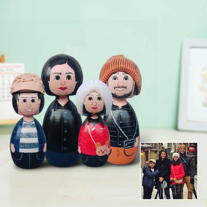 Photo Personalized Wooden Peggy Doll