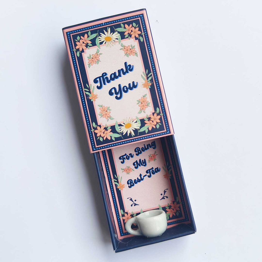 Thank You For Being My Best-Tea Fridge Magnet