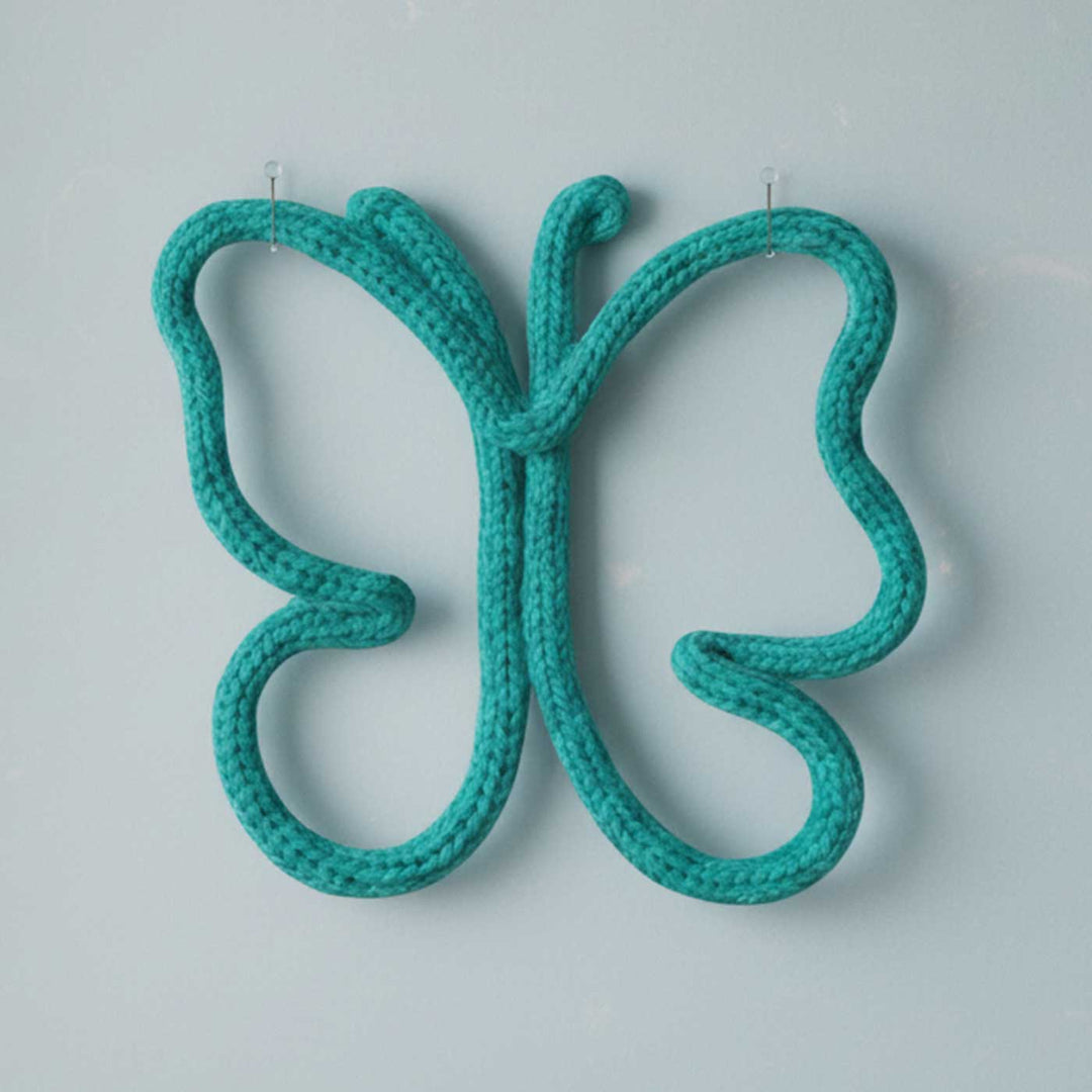 Handmade Knitted Wire Butterfly Hanging For Kids Room Decoration