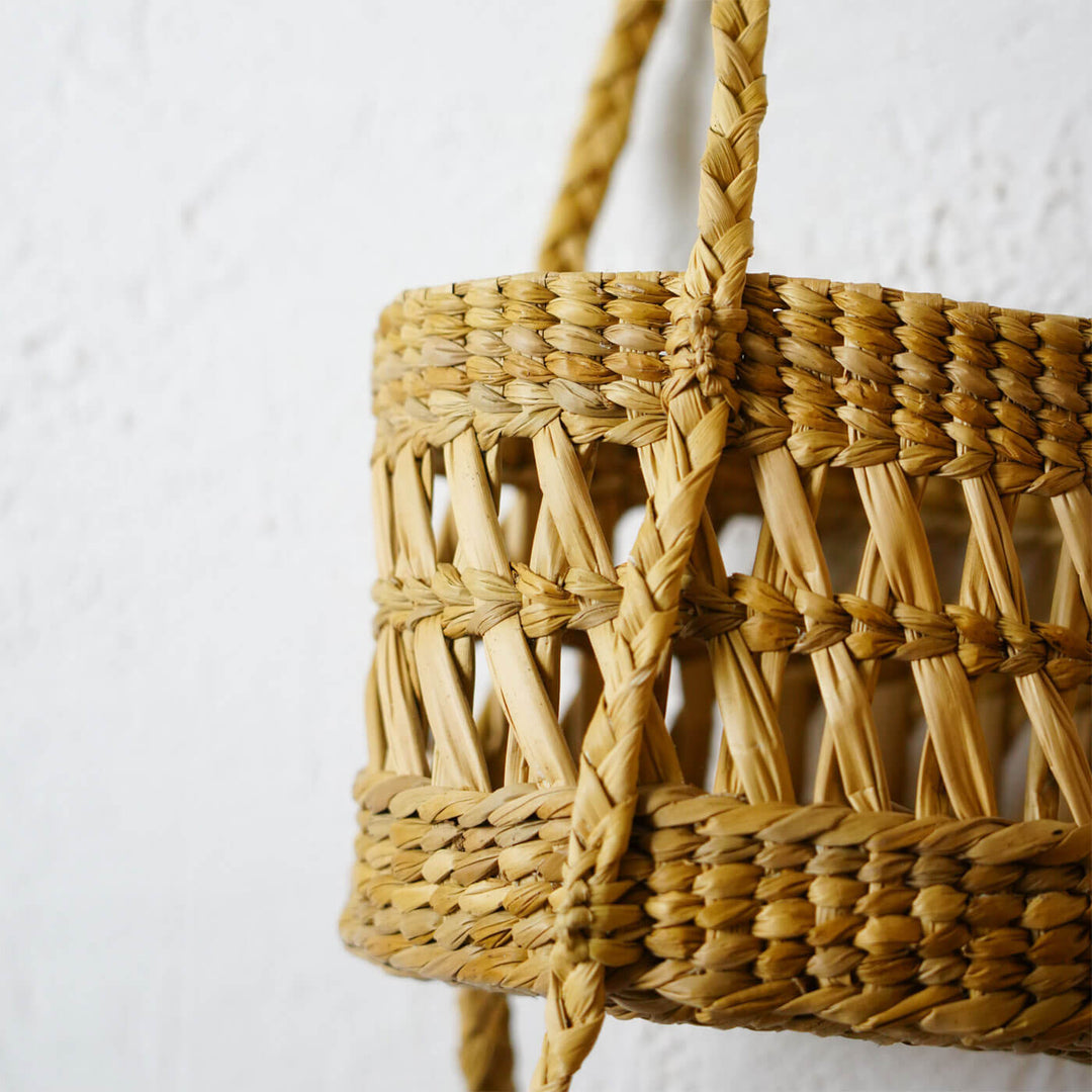 Handcrafted Kauna Grass Planter Hanging