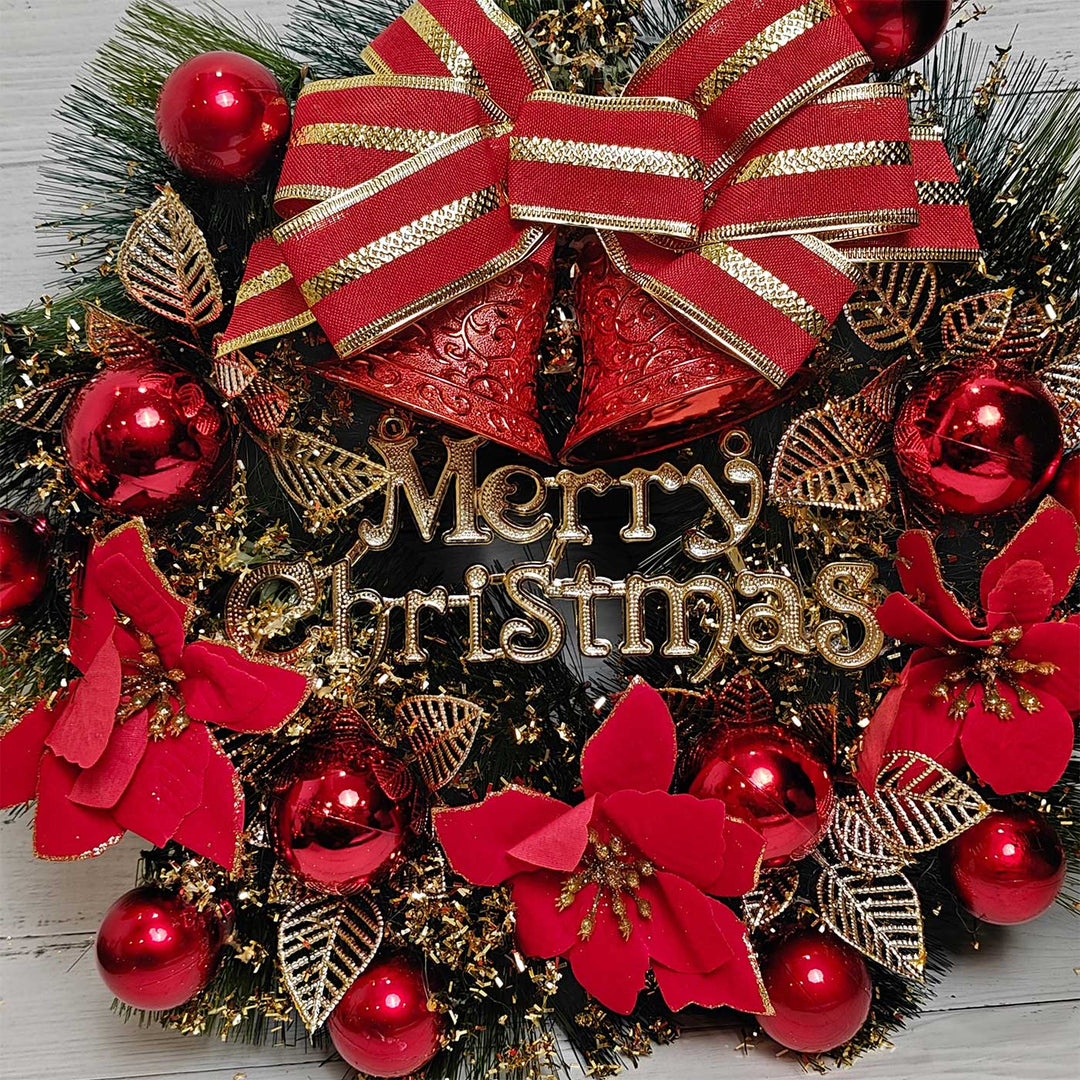 Handmade Holiday Radiance Plastic Wreath