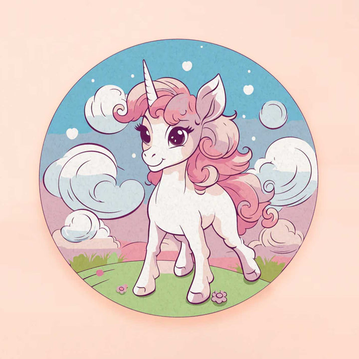 Handmade Magical Unicorn Wooden Pinboard For Kids