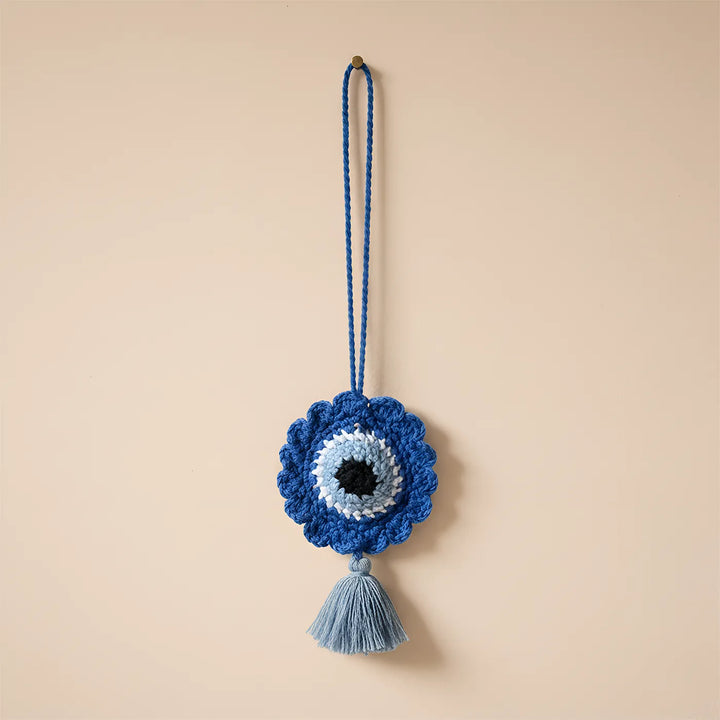 Handmade Crochet Evil Eye Hanging