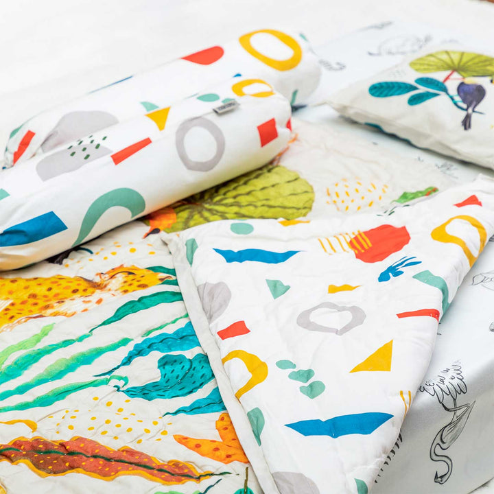 Personalized The Forest Is My Playground Theme Baby Bedding | Set Of 5