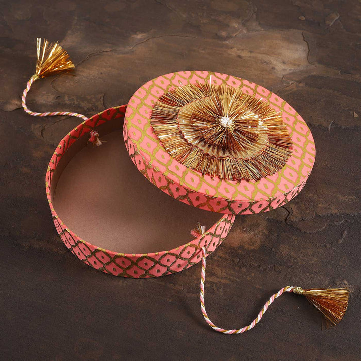 Handmade Rakhi Design Paper Gift Box