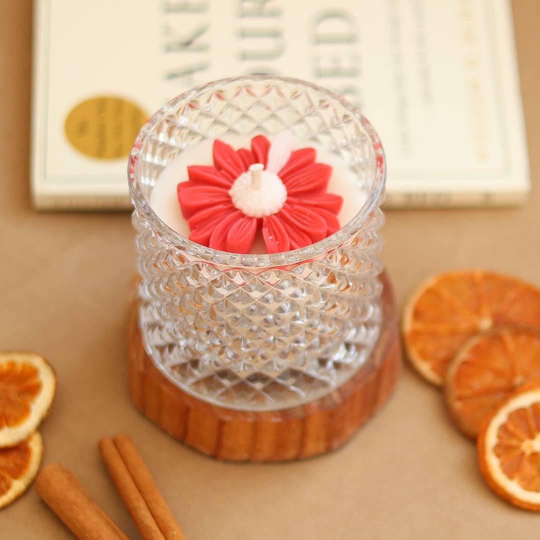 Assorted Handmade Big Crystal Jar Soy Wax Candle