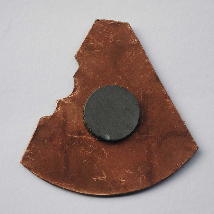 Handmade Watermelon Copper Enamel Fridge Magnet