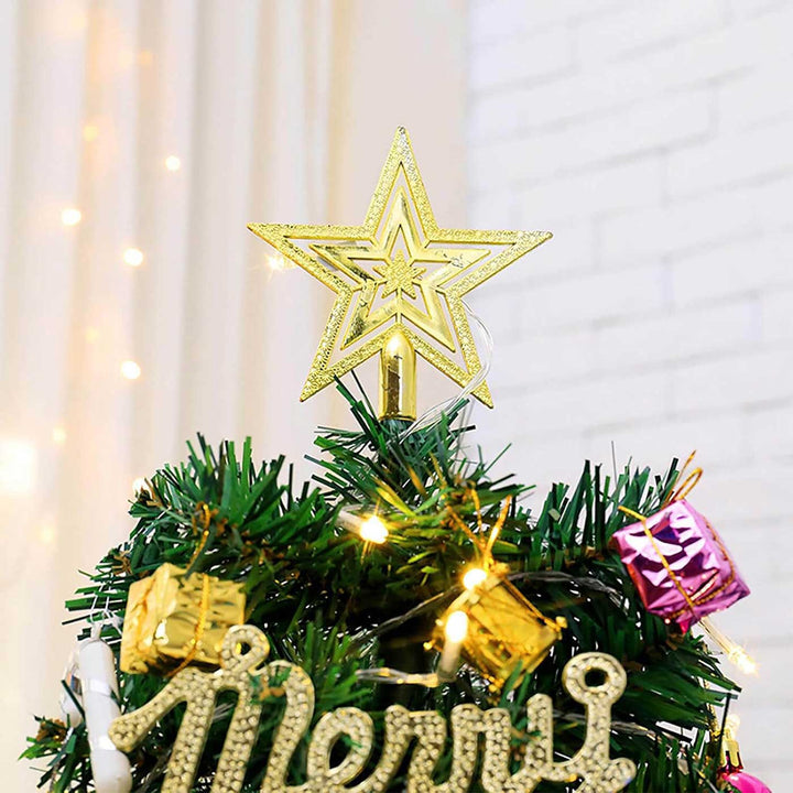 Reusable Regal Gold Star Tree Topper