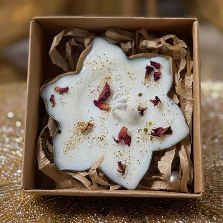 Handmade Star Shaped Soy Wax Scented Urli Candle
