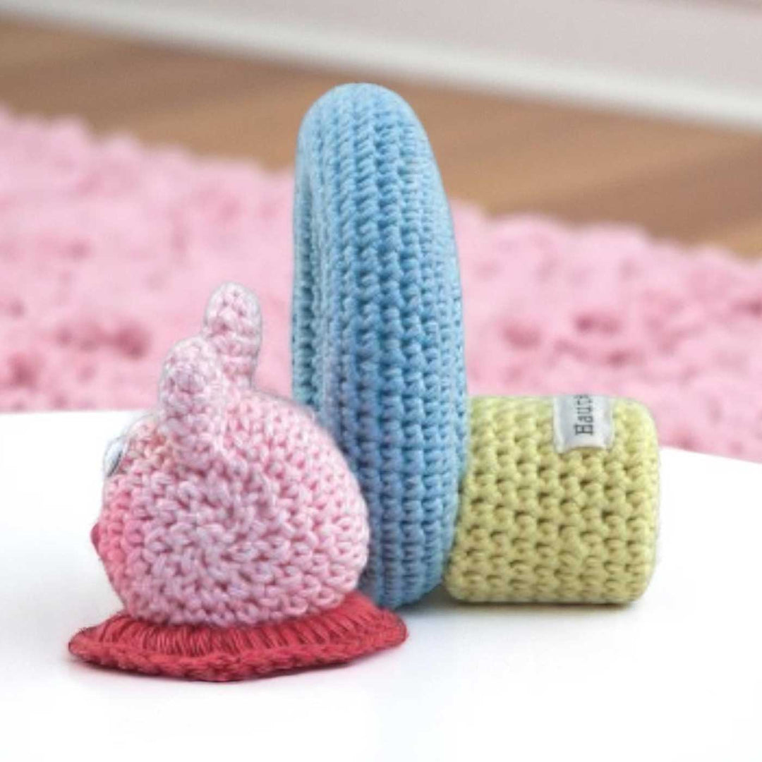 Handmade Crochet Peppa Pig Photo Frame & Kids Rakhi With Roli Chawal