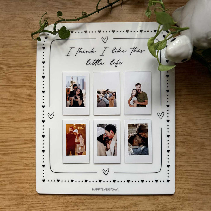 Photo Personalized Heart Design Acrylic Decorative Plaque