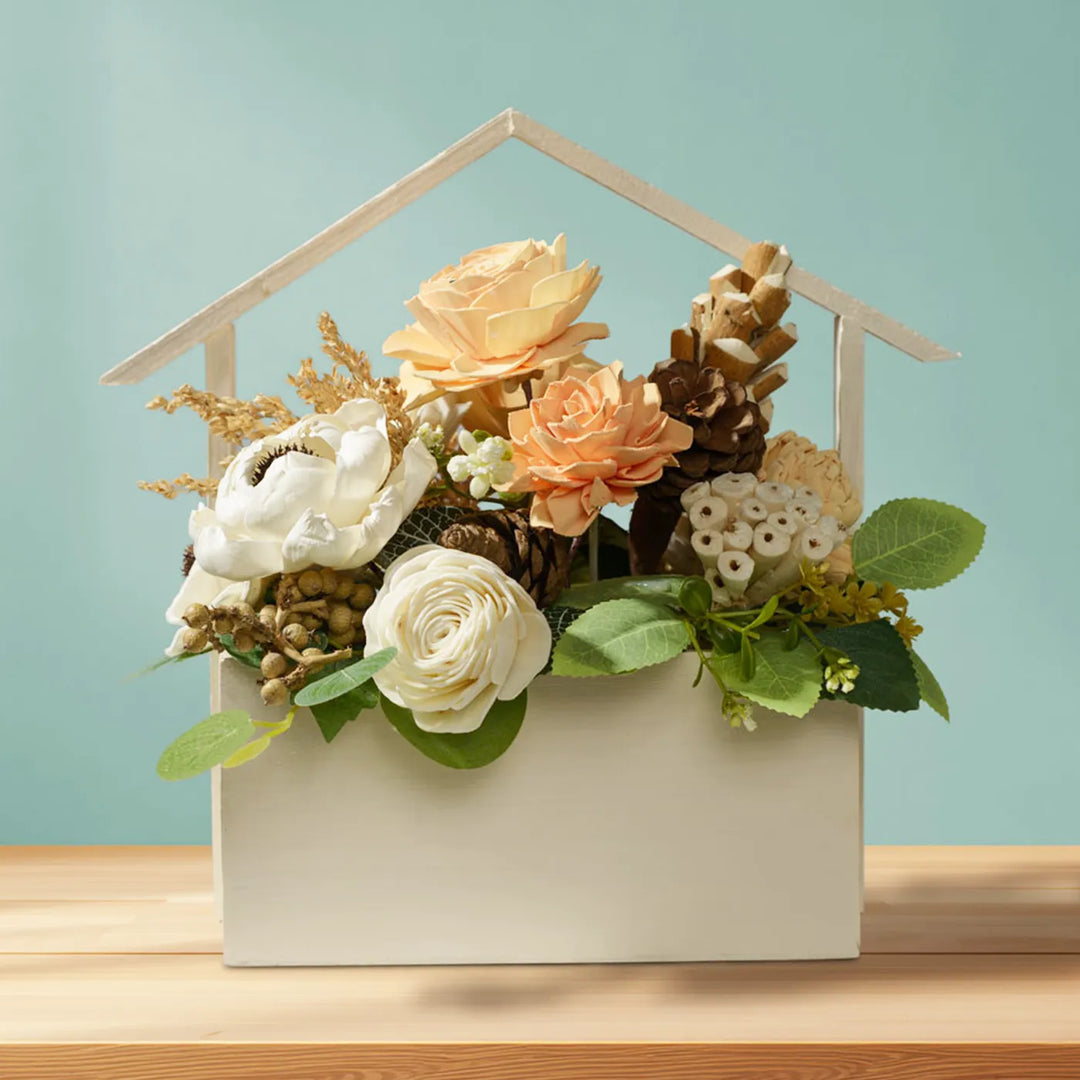 Handmade Muskan e Gul Shola Flower Centerpiece