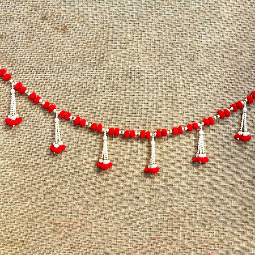 Handmade Shubh Design Pearl Toran