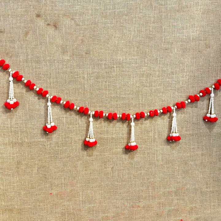 Handmade Shubh Design Pearl Toran