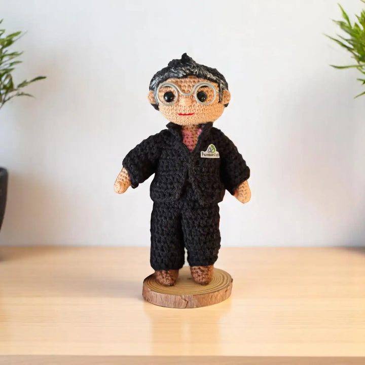 Photo Personalized Handmade Crochet Cotton Replica Doll