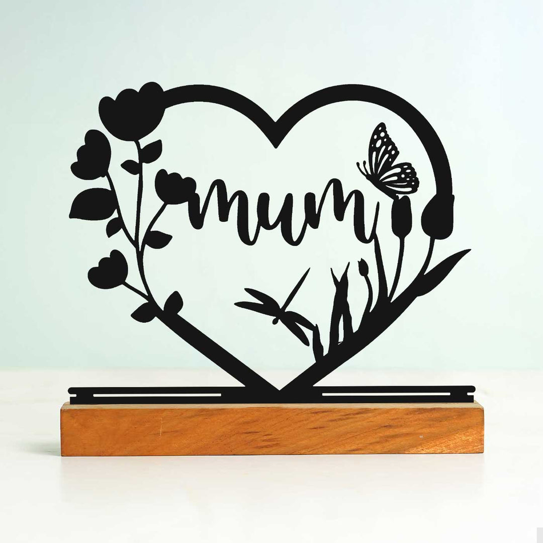 Personalized Handmade Laser Cut Butterfly Theme Metal Table Decor
