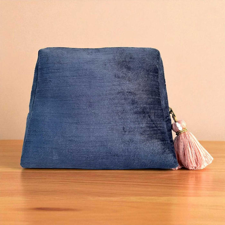 Handmade Embroidered Dream Create Inspire Velvet Pouch