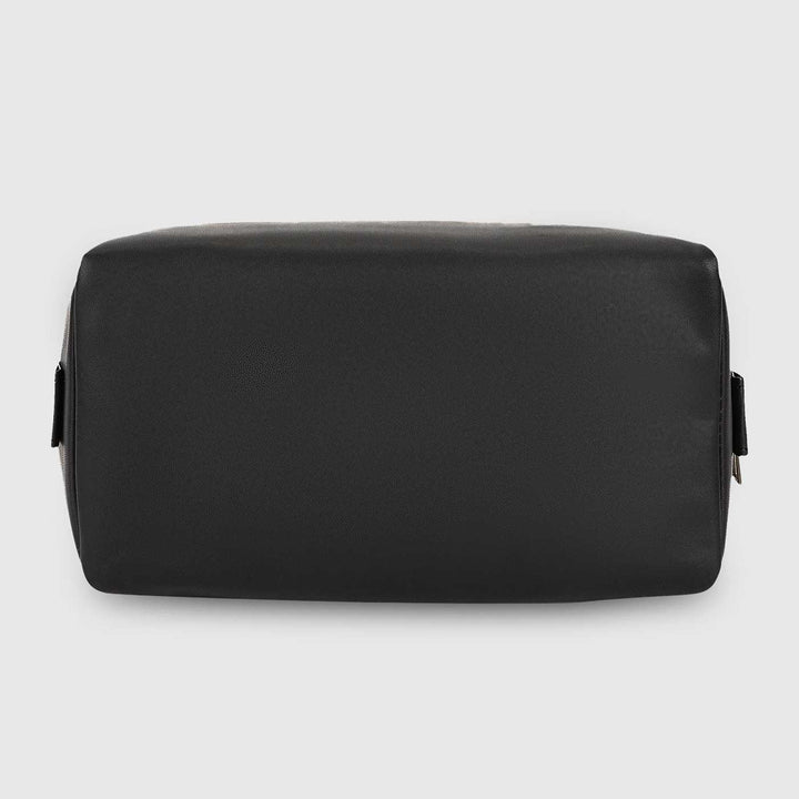 Handmade Embroidered Black And White Jacquard Pouch